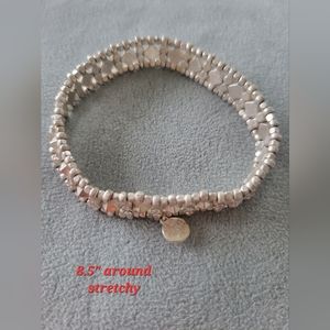 Stella & dot glitter stretch bracelet
